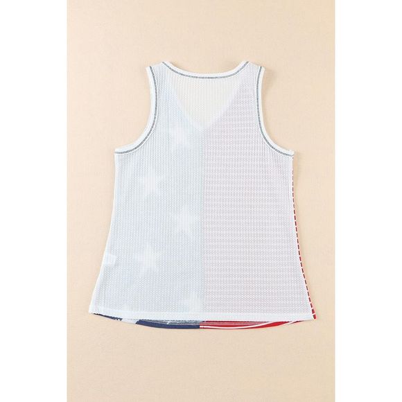 Azura Exchange  Red American Flag Stars and Stripes Tank Top - Picture 6 of 15